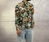 CAMICIA CON COLLETTO FANTASIA FLOREALE IN LINO - BERNA - ART. 25125230