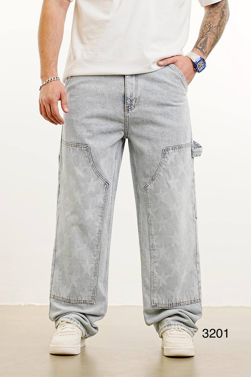 JEANS OVER - 2Y PREMIUM - ART. ES3201 - COL . DENIM CHIARO
