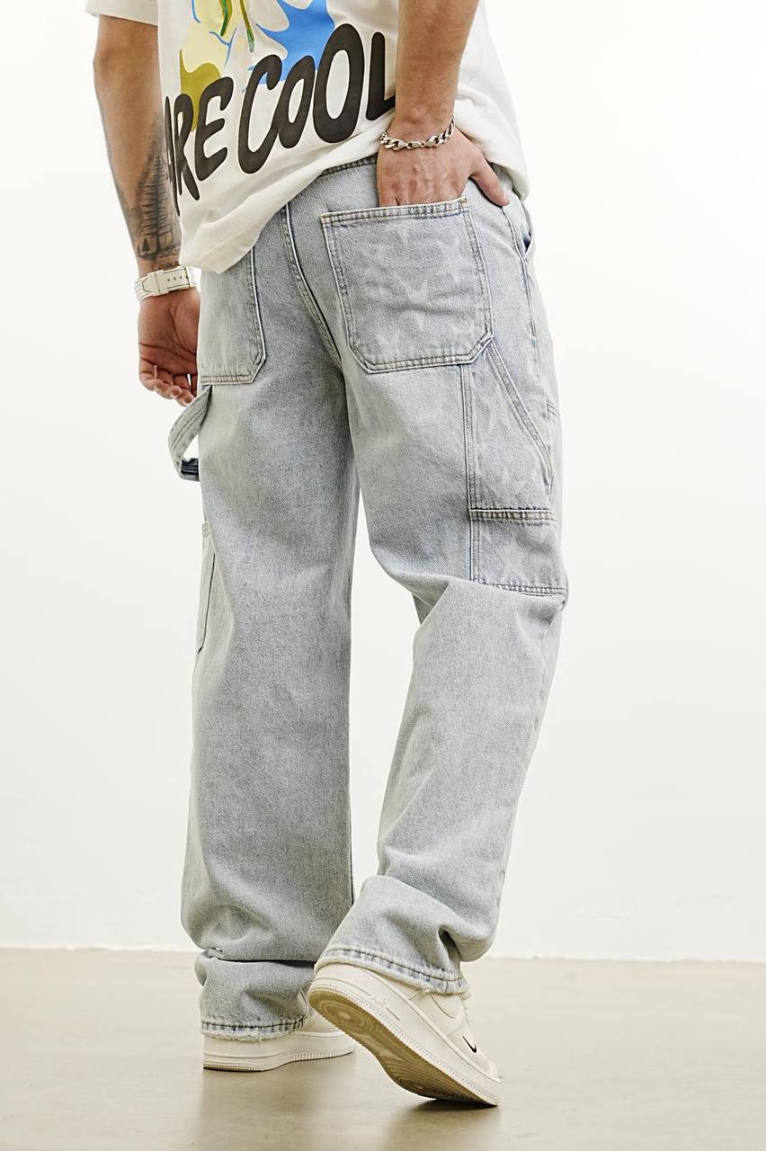 JEANS OVER - 2Y PREMIUM - ART. ES3201 - COL . DENIM CHIARO