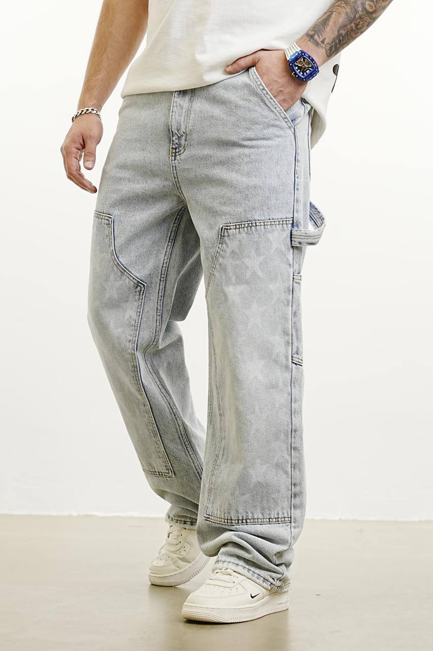 JEANS OVER - 2Y PREMIUM - ART. ES3201 - COL . DENIM CHIARO