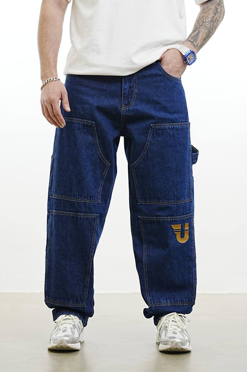 JEANS OVER - 2Y PREMIUM - ART. B9803 - COL . BLU DENIM SCURO