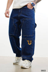 JEANS OVER - 2Y PREMIUM - ART. B9803 - COL . BLU DENIM SCURO