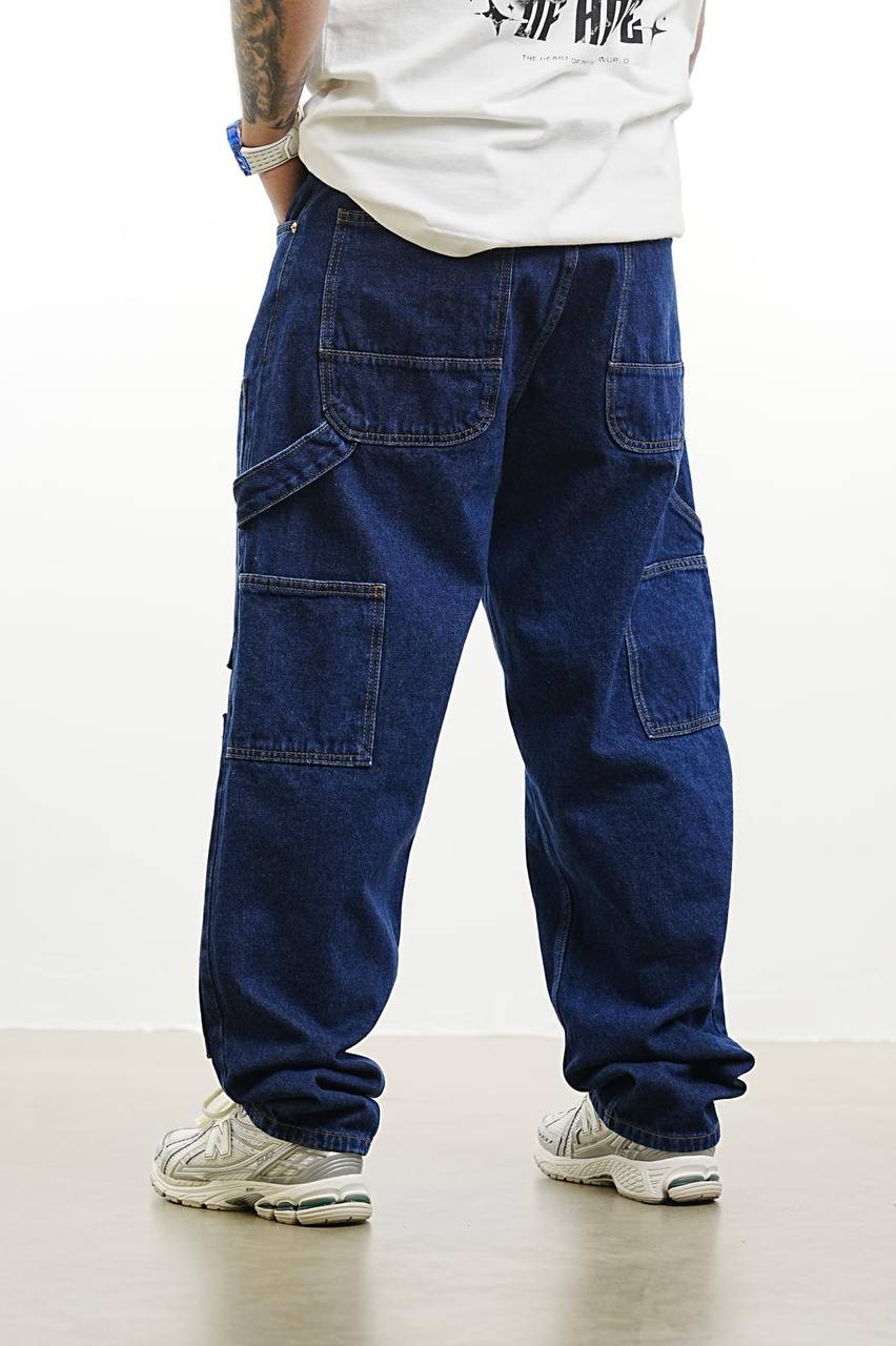 JEANS OVER - 2Y PREMIUM - ART. B9803 - COL . BLU DENIM SCURO