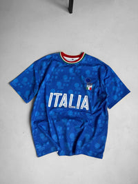 T-SHIRT VINTAGE - HAMEN - ART. ITALIA ANNI 90 - COL. BLU