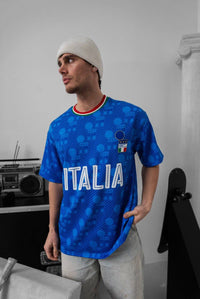 T-SHIRT VINTAGE - HAMEN - ART. ITALIA ANNI 90 - COL. BLU