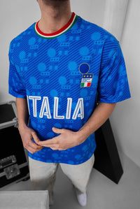 T-SHIRT VINTAGE - HAMEN - ART. ITALIA ANNI 90 - COL. BLU