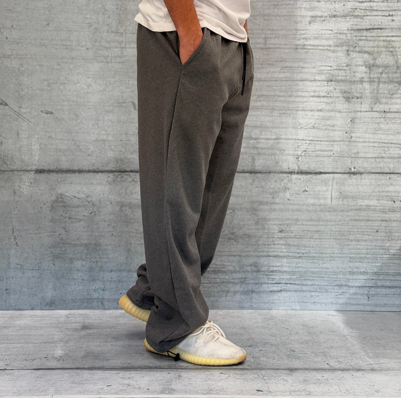 PANTALONE DI TUTA - LACCIO SOTTO - HAMEN - ART. VALENCIA - COL  GRIGIO