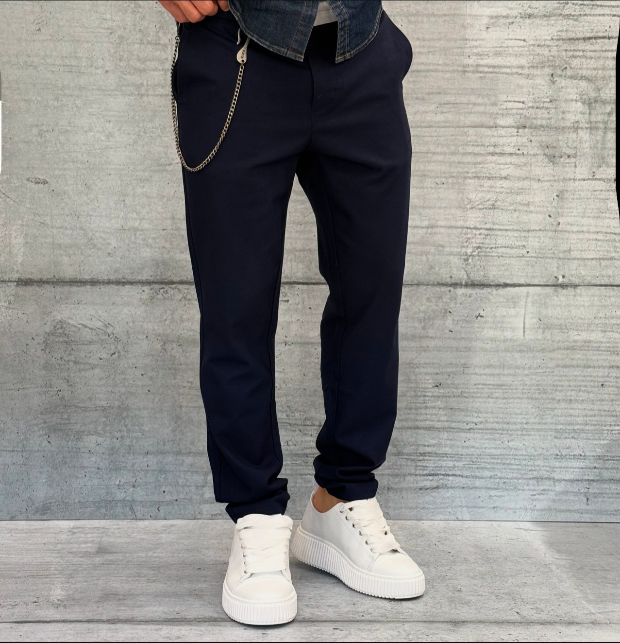 PANTALONE SLIM FIT - ONLY&SONS - ART. 22029789 - COL. NAVY BLAZER (BLU)