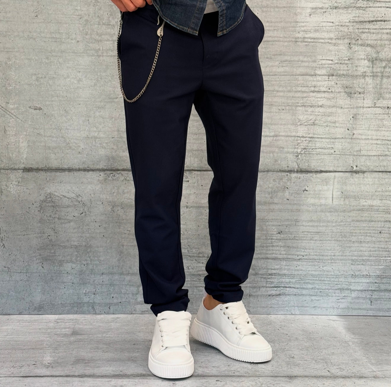 PANTALONE SLIM FIT - ONLY&SONS - ART. 22029789 - COL. NAVY BLAZER (BLU)
