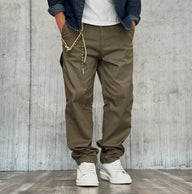 PANTALONE10 WORK STRAIGHT - ONLY&SONS - ART. 22031177 - COL. OLIVE NIGHT
