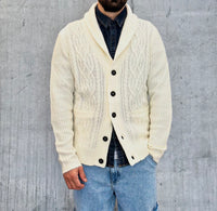 GIACCA MAGLIA COLLO SCIALLATO - BERNA - *ART. 233033173 - COL. ECRU