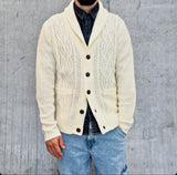 GIACCA MAGLIA COLLO SCIALLATO - BERNA - *ART. 233033173 - COL. ECRU