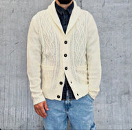 GIACCA MAGLIA COLLO SCIALLATO - BERNA - *ART. 233033173 - COL. ECRU