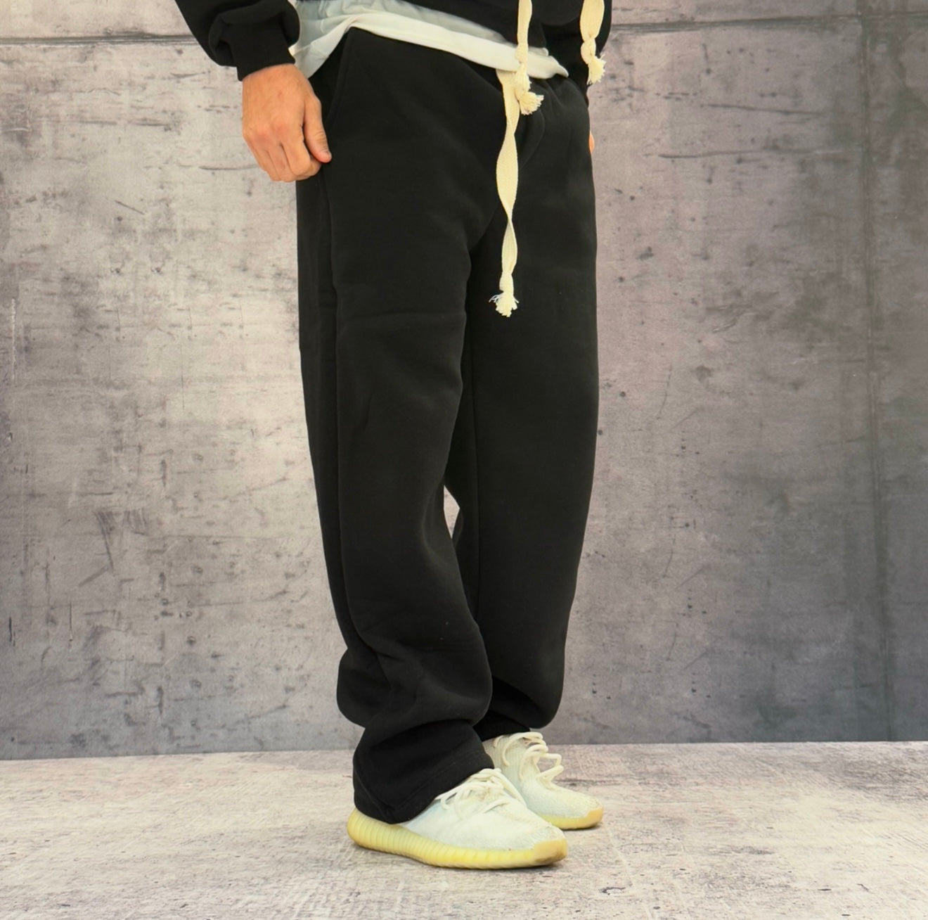 COMPLETO FELPA + PANTALONE TUTA - HAMEN - ART. TOMA - COL. NERO