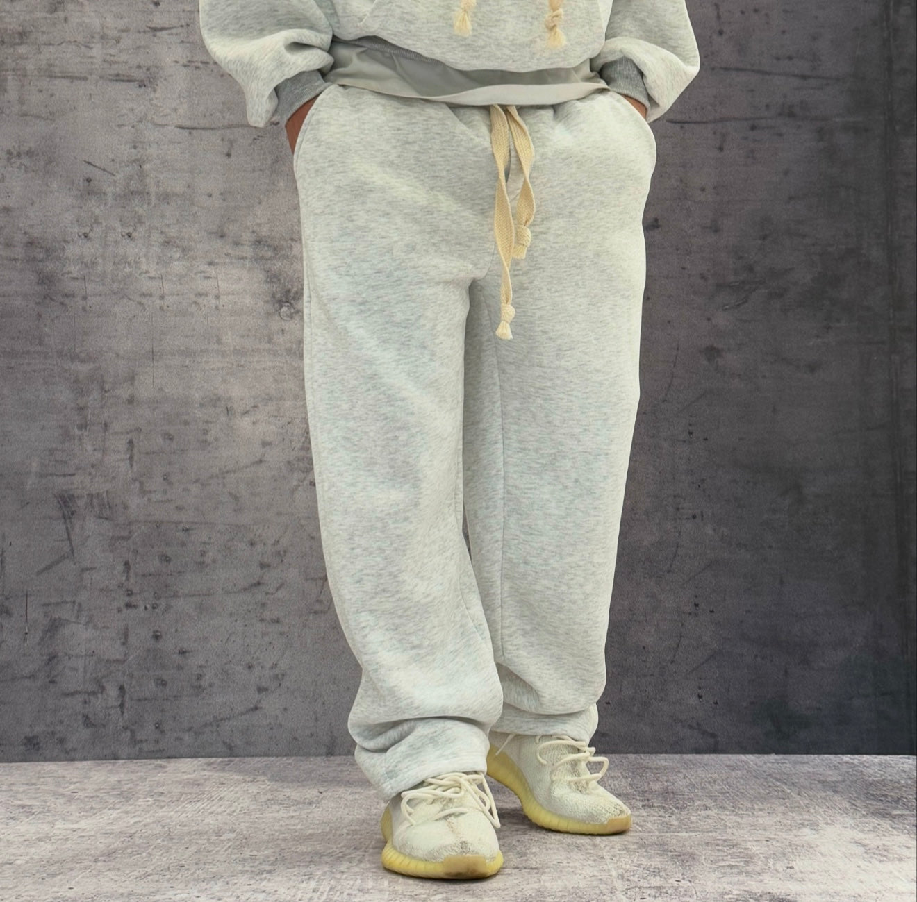 COMPLETO FELPA + PANTALONE TUTA - HAMEN - ART. TOMA - COL. GRIGIO