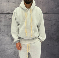 COMPLETO FELPA + PANTALONE TUTA - HAMEN - ART. TOMA - COL. GRIGIO