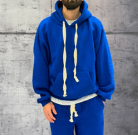 COMPLETO FELPA + PANTALONE TUTA - HAMEN - ART. TOMA - COL. BLU ROYAL