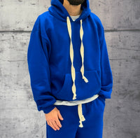 COMPLETO FELPA + PANTALONE TUTA - HAMEN - ART. TOMA - COL. BLU ROYAL