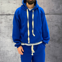 COMPLETO FELPA + PANTALONE TUTA - HAMEN - ART. TOMA - COL. BLU ROYAL