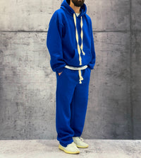 COMPLETO FELPA + PANTALONE TUTA - HAMEN - ART. TOMA - COL. BLU ROYAL