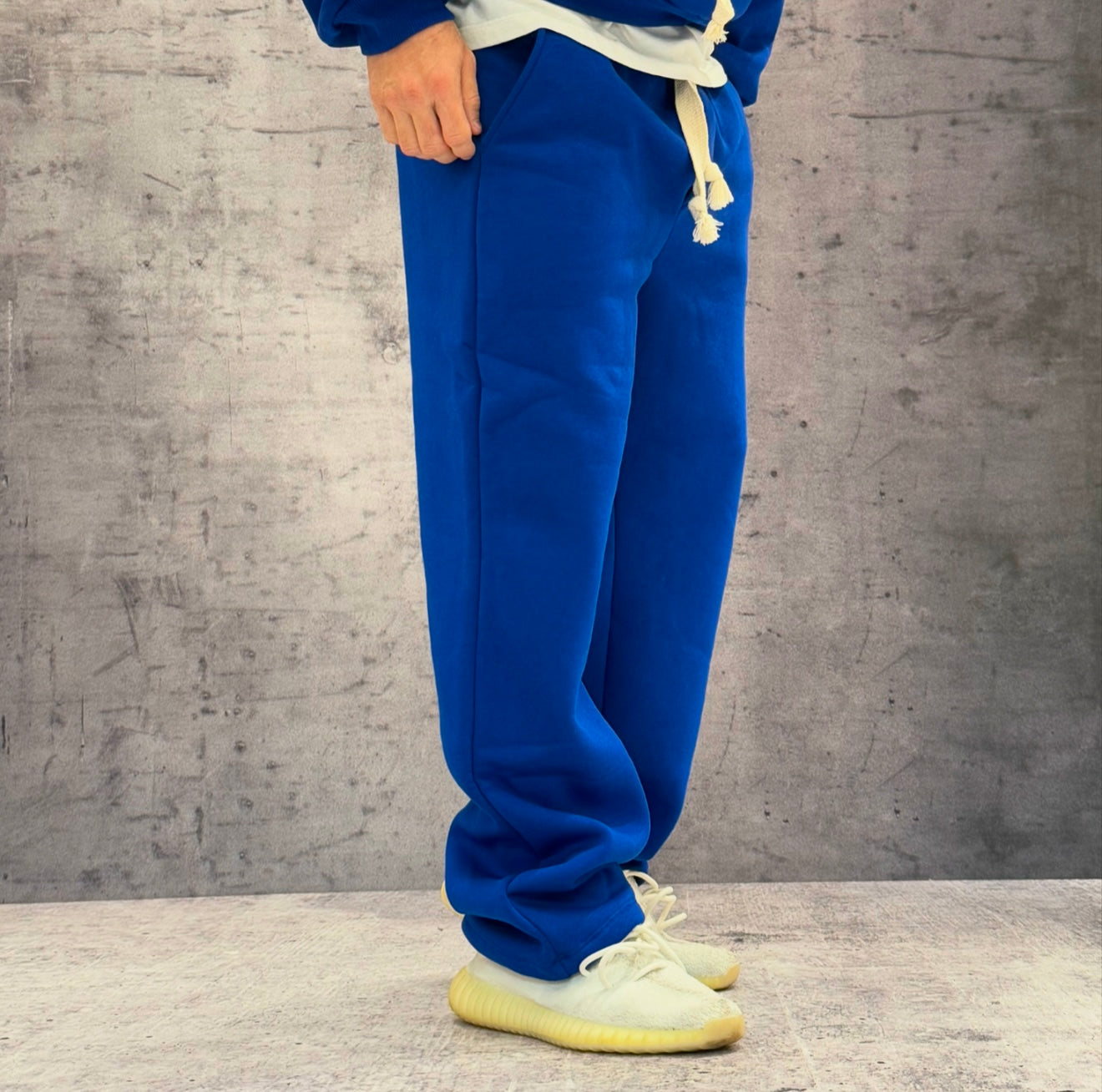 COMPLETO FELPA + PANTALONE TUTA - HAMEN - ART. TOMA - COL. BLU ROYAL