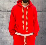 COMPLETO FELPA + PANTALONE TUTA - HAMEN - ART. TOMA - COL. ROSSO