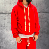COMPLETO FELPA + PANTALONE TUTA - HAMEN - ART. TOMA - COL. ROSSO