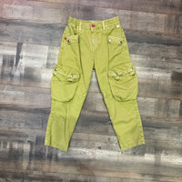 PANTALONE BERNA KIDS CARGO  BAMBINO VERDEACIDO ART K 23073 174