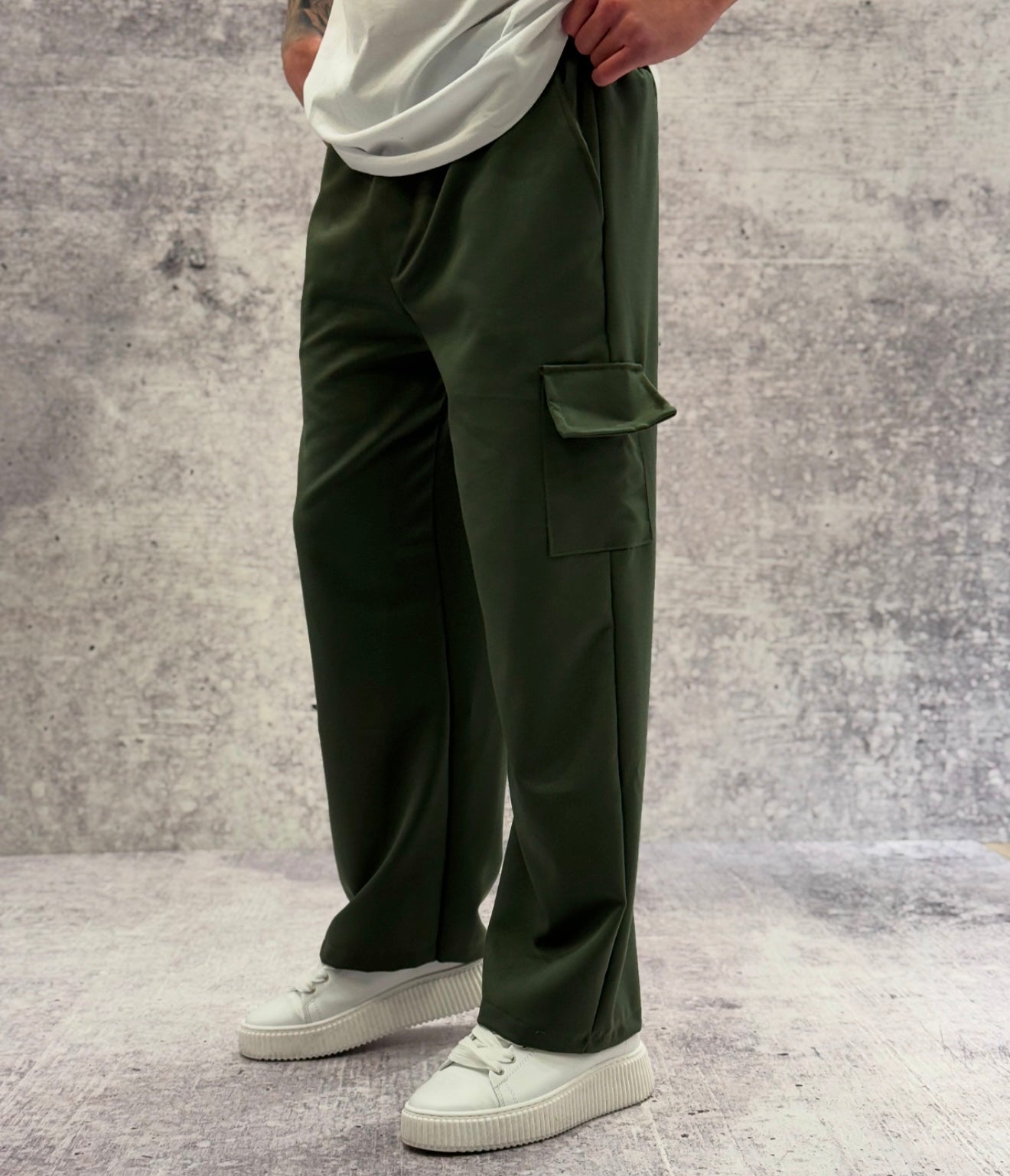 PANTALACCIO TASCONE CARGO - ART. MARCUS - HAMEN - COL. VERDE MILITARE