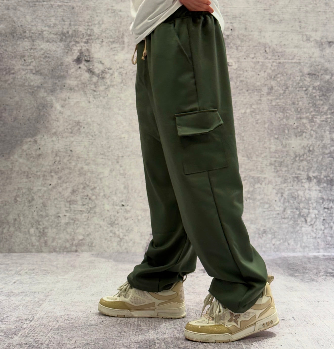 PANTALACCIO TASCONE CARGO - ART. MARCUS - HAMEN - COL. VERDE MILITARE