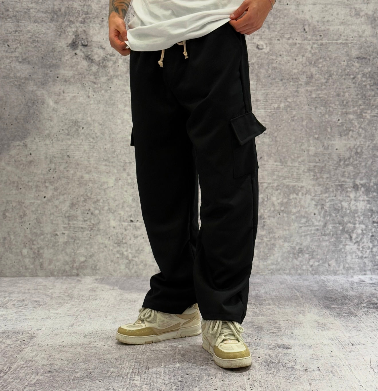 PANTALACCIO TASCONE CARGO - ART. MARCUS - HAMEN - COL. NERO