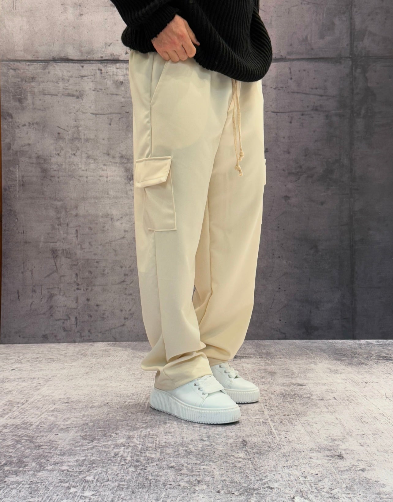 PANTALACCIO TASCONE CARGO - ART. MARCUS - HAMEN - COL. AVORIO
