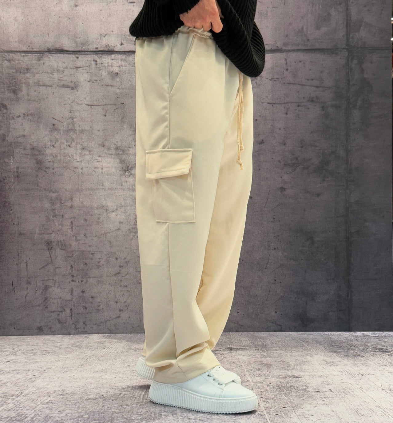 PANTALACCIO TASCONE CARGO - ART. MARCUS - HAMEN - COL. AVORIO