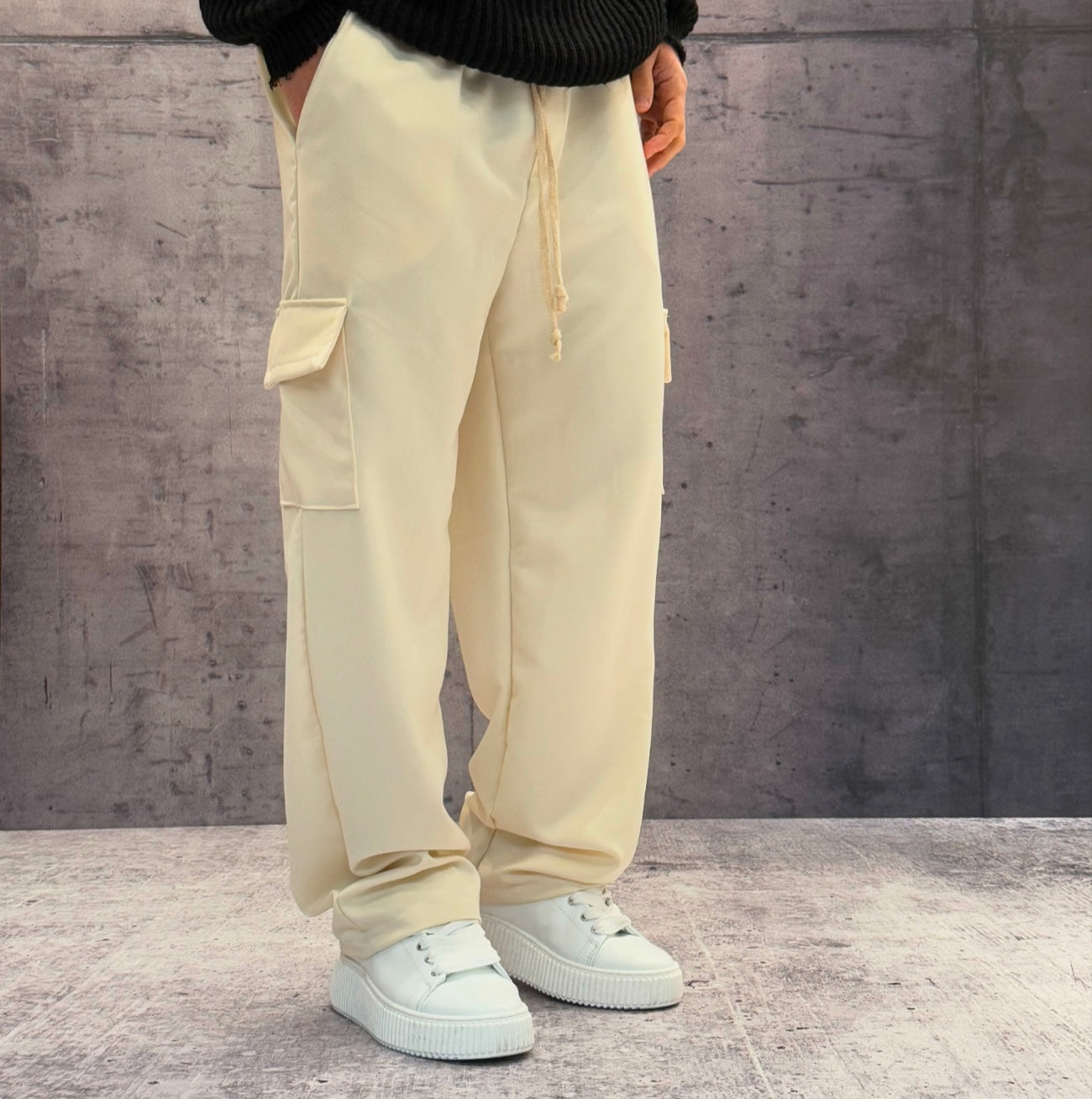 PANTALACCIO TASCONE CARGO - ART. MARCUS - HAMEN - COL. AVORIO