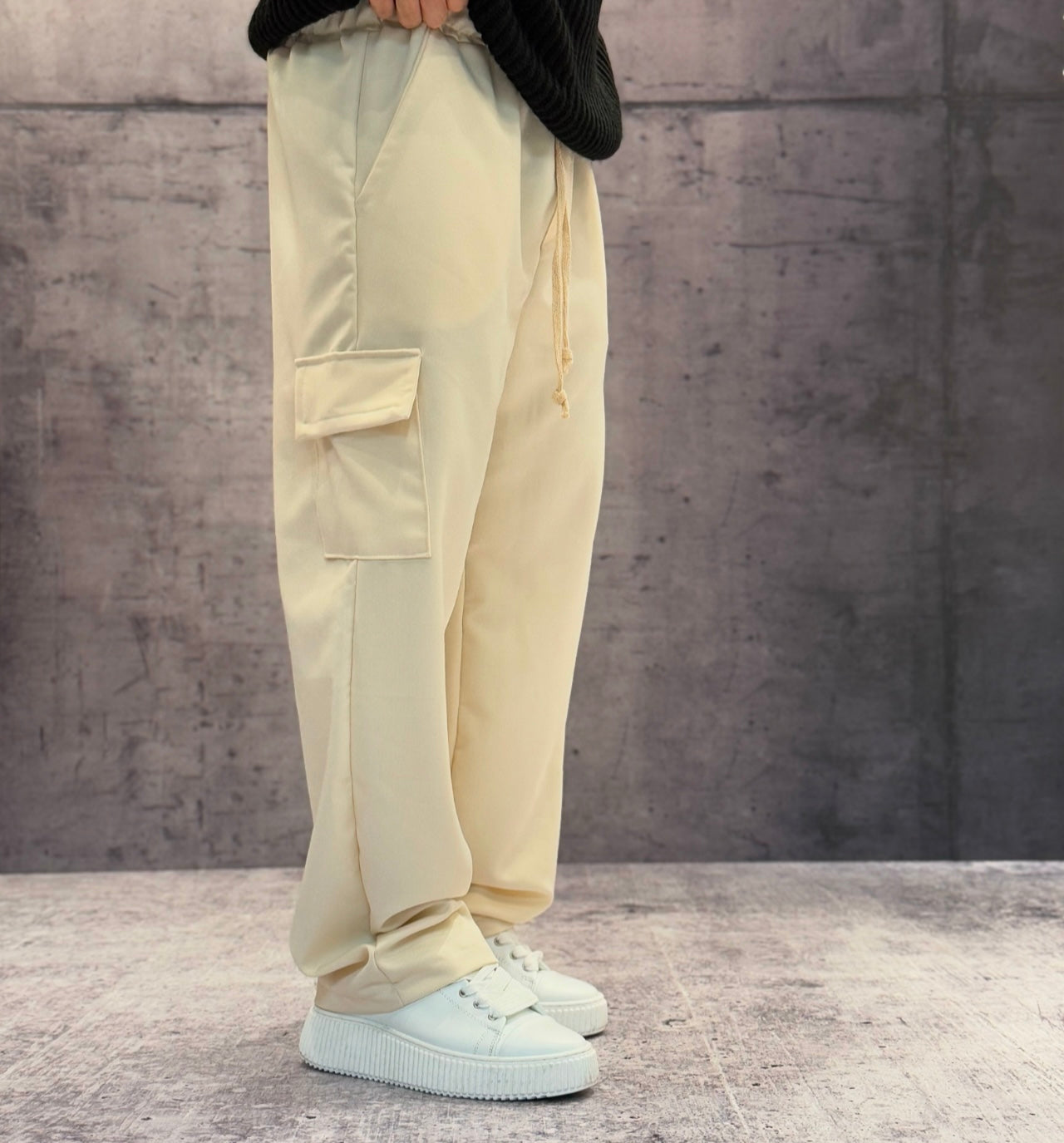 PANTALACCIO TASCONE CARGO - ART. MARCUS - HAMEN - COL. AVORIO