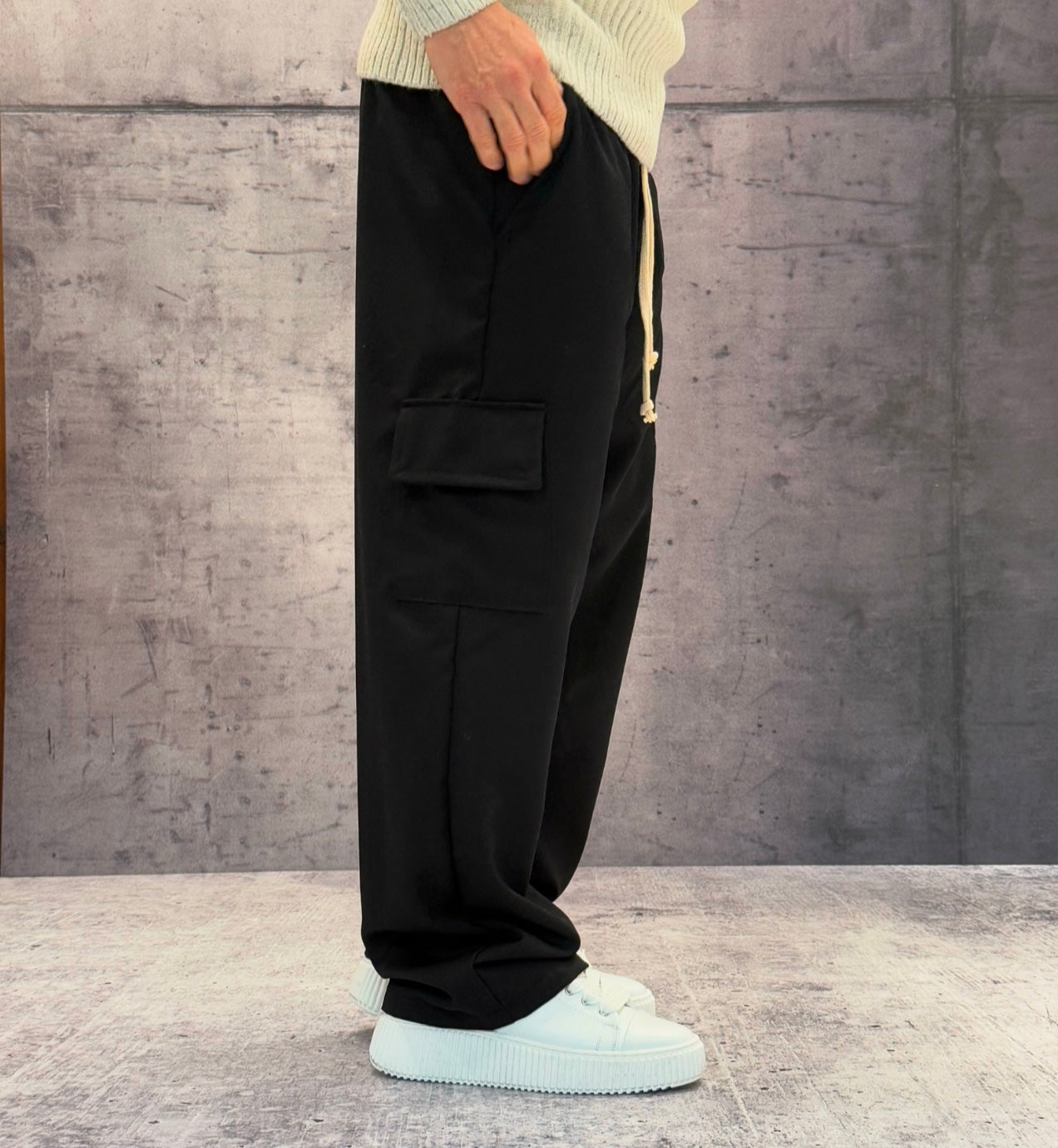 PANTALACCIO TASCONE CARGO - ART. MARCUS - HAMEN - COL. NERO