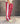 PANTALONE TUTA OVER IN CINIGLIA - MAKE MONEY NOT FRIENDS - *ART. MU210003 - COL. FUCSIA / BIANCO
