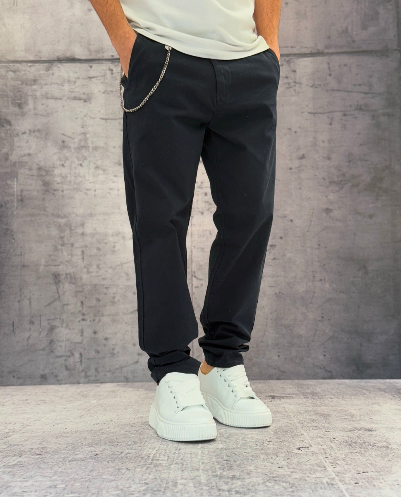PANTALONE REGULAR CON COULISSE - ONLY&SONS - ART. 22029761 - COL. DARK NAVY ( BLU)