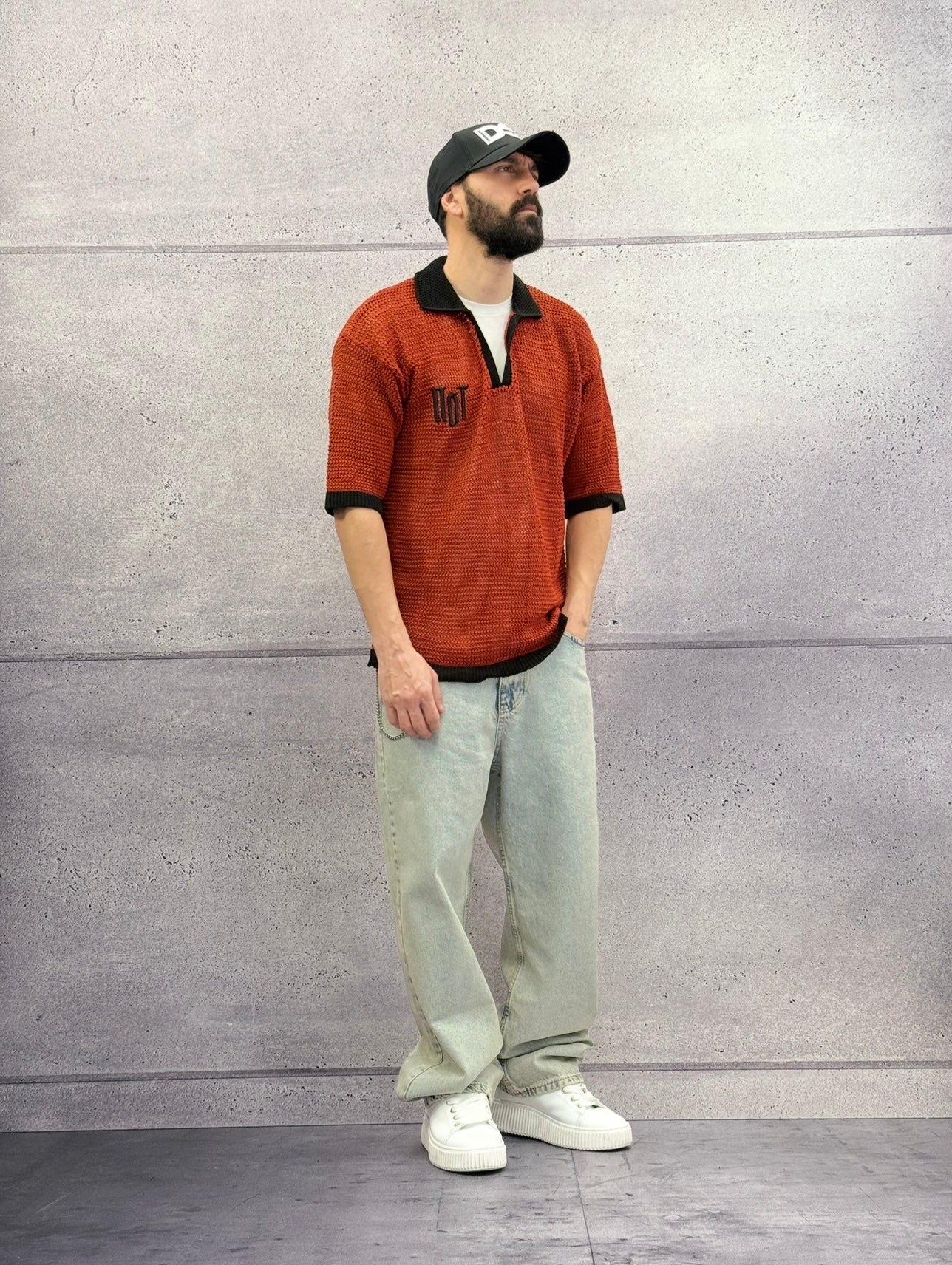 POLO MAGLIA OVERSIZE STUDIO 99 - PLUS EIGHTEEN - ART. TR-4375