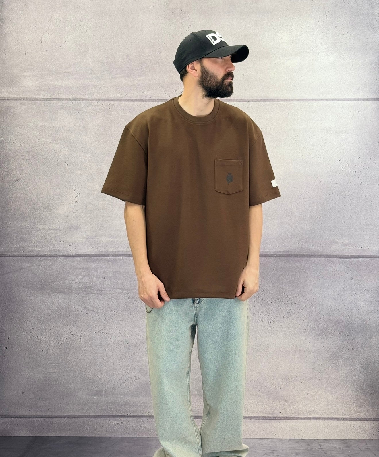 T-SHIRT OVERSIZE CON TASCHINO - IMPERIAL - ART. T8588T011