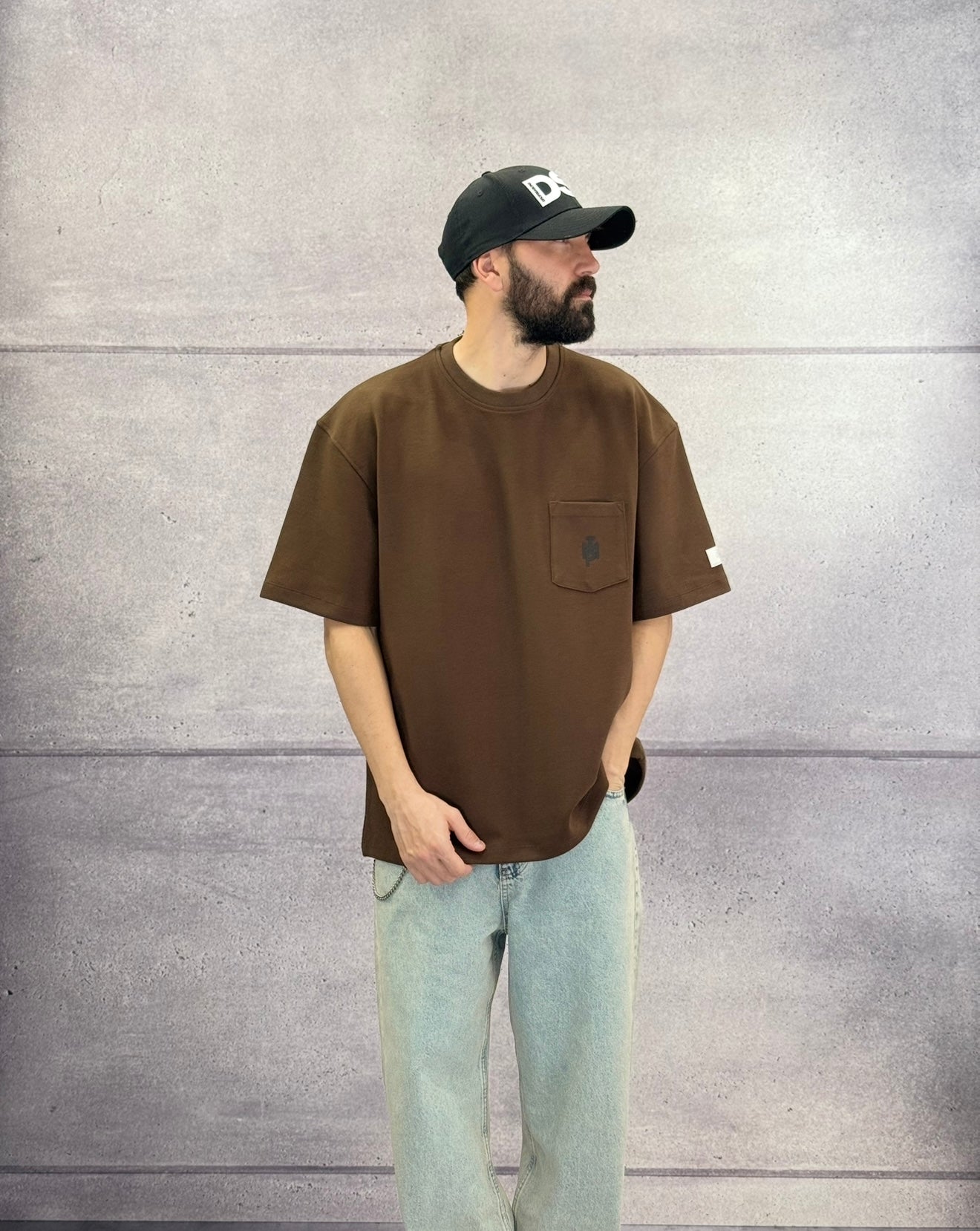 T-SHIRT OVERSIZE CON TASCHINO - IMPERIAL - ART. T8588T011