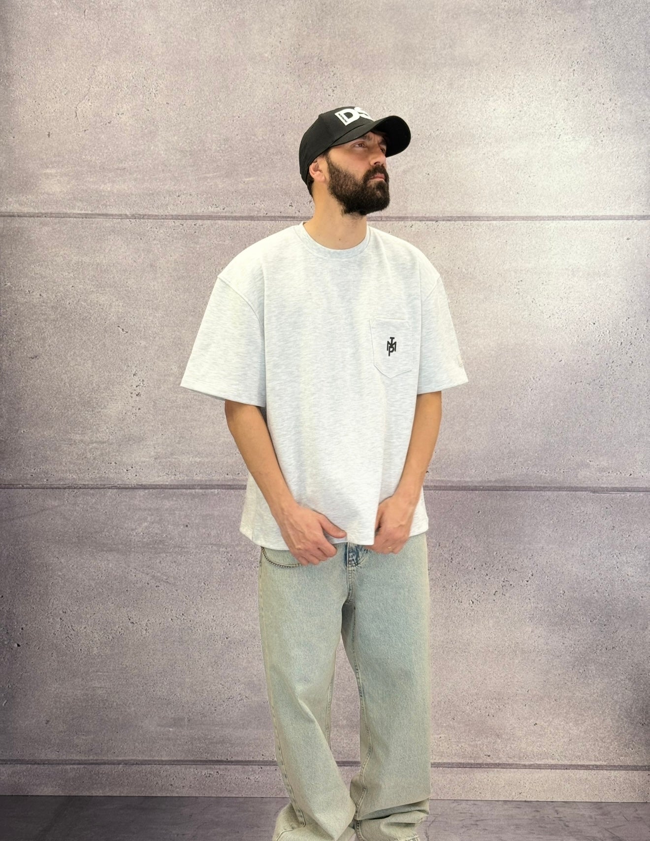 T-SHIRT OVERSIZE CON TASCHINO - IMPERIAL - ART. T8588T011