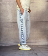 PANTALONE DI TUTA CON POLSINO BANDA SPORTSWEAR - BERNA - ART. 251066