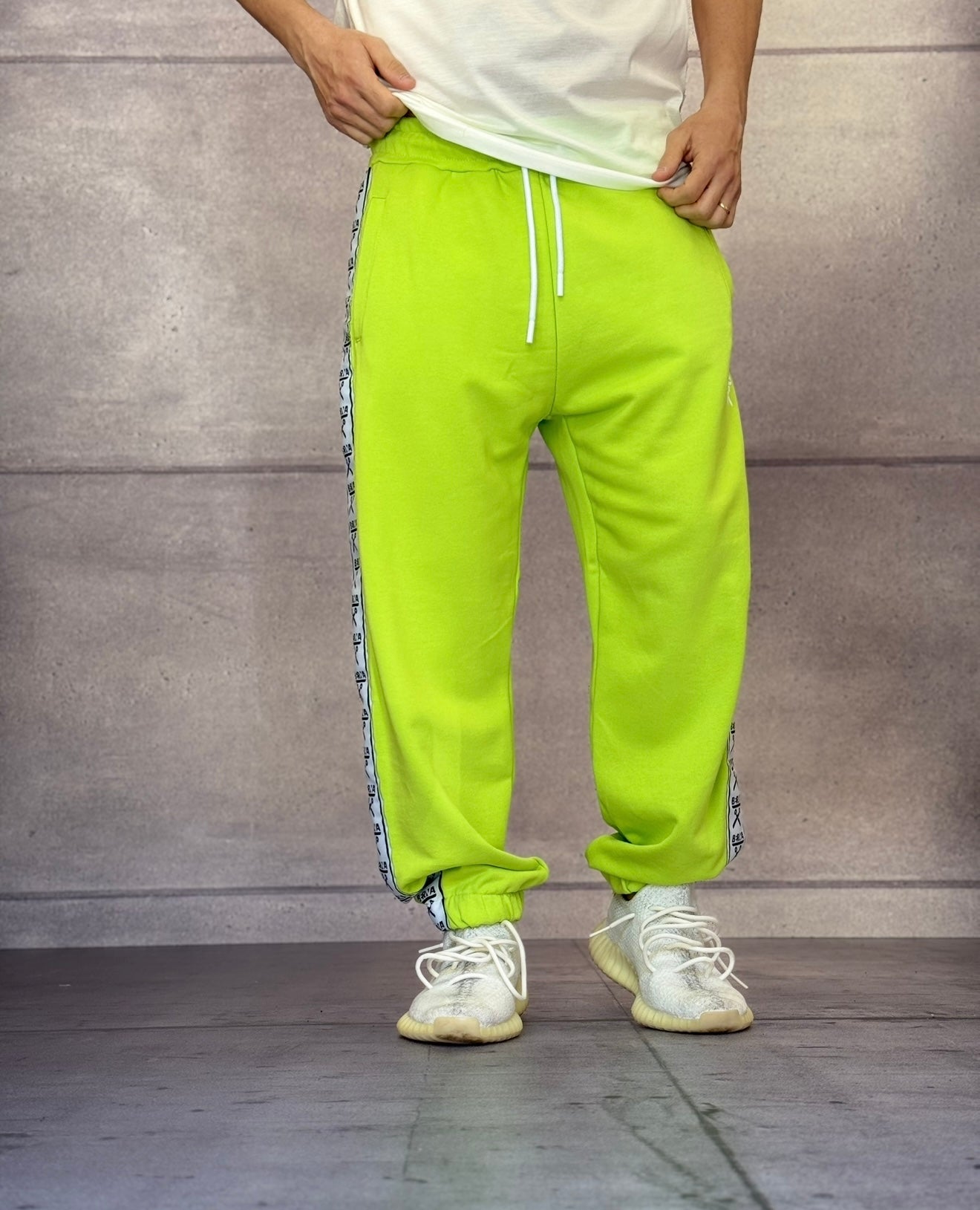 PANTALONE DI TUTA CON POLSINO BANDA SPORTSWEAR - BERNA - ART. 251066