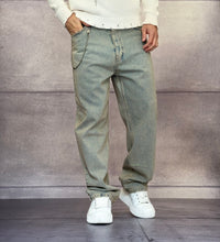 JEANS BAGGY YELLOW TINT - VAMOS - ART. V100 - 02