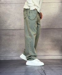 JEANS BAGGY YELLOW TINT - VAMOS - ART. V100 - 02