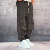 PANTALACCIO TASCONE CARGO EFFETTO SCAMOSCIATO - ART. MORATA 3 - HAMEN - COL. NERO