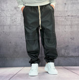 PANTALACCIO TASCONE CARGO EFFETTO MARTELLATO - ART. MORATA 2 - HAMEN - COL. NERO