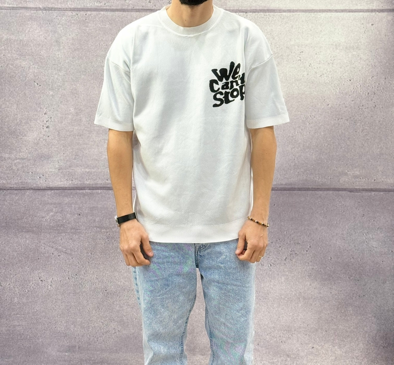 T-SHIRT MAGLIA BOXY WE CAN'T STOP - PLUS EIGHTEEN - ART. TR-6107