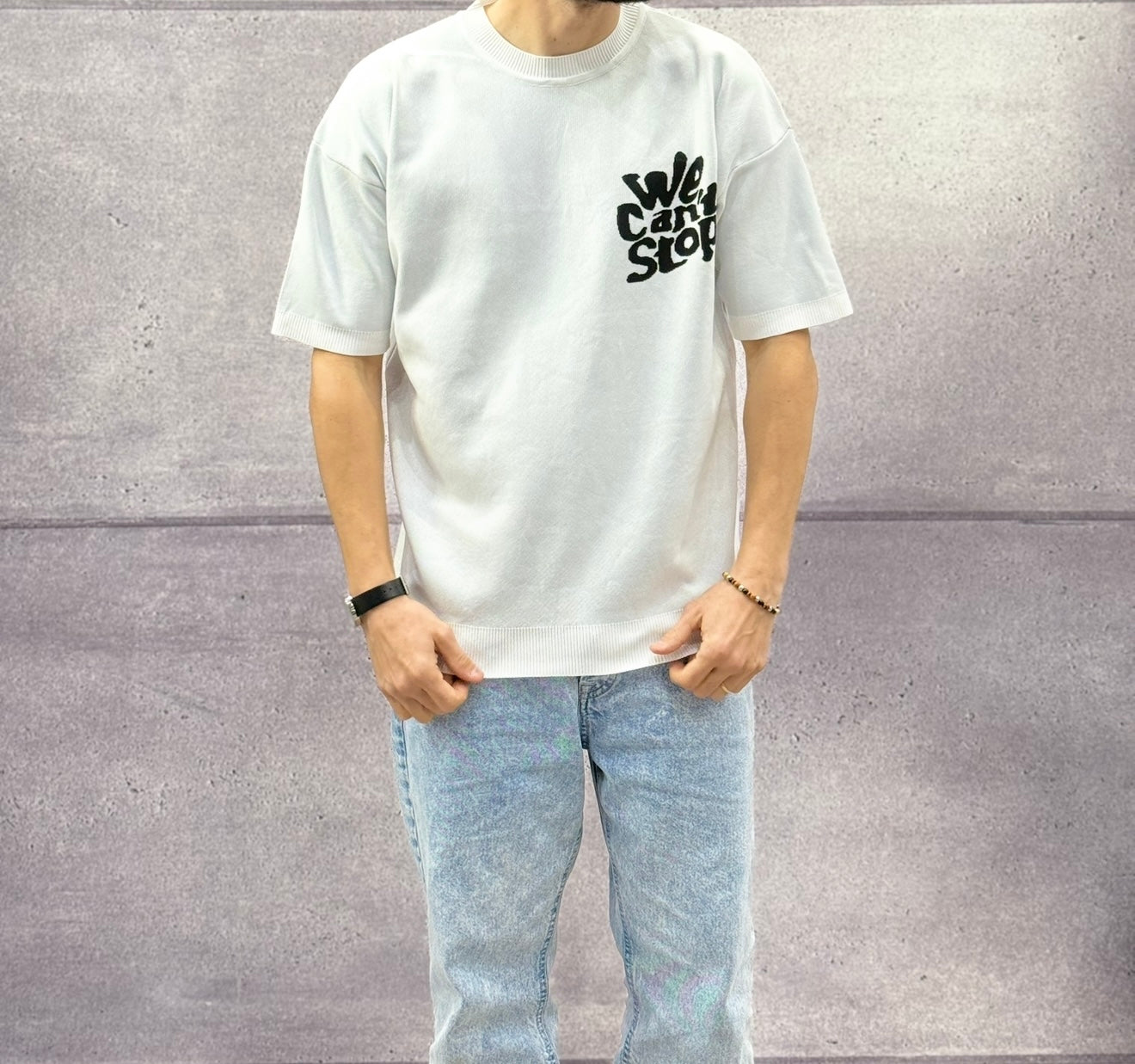 T-SHIRT MAGLIA BOXY WE CAN'T STOP - PLUS EIGHTEEN - ART. TR-6107
